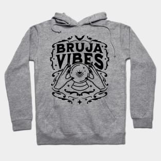 Bruja Vibes Mexican Witch Halloween Witchy Retro Vintage Hoodie